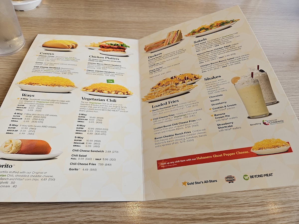 Gold Star Menu-1